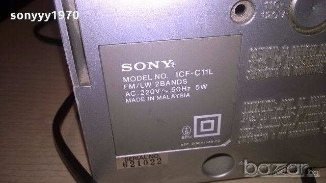 sony icf-c11l digicube-clock radio-внос швеицария, снимка 10 - Ресийвъри, усилватели, смесителни пултове - 18478814