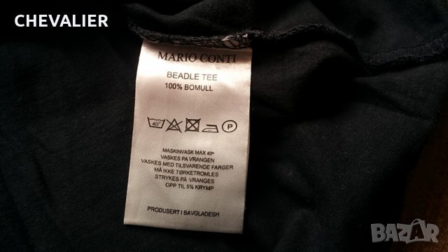 MARIO CONTI размер M мъжка тениска 34-19, снимка 5 - Тениски - 21881346