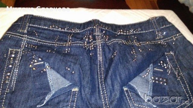 100% ОРИГИНАЛНИ ДЪНКИ PHILIPP PLEIN, снимка 4 - Дънки - 20904029