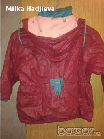 Детско зимно червено яке, снимка 2 - Детски якета и елеци - 16788243