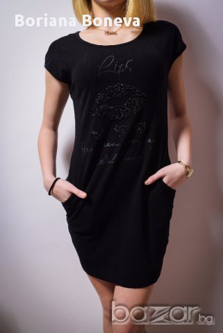 Рокля с камъни, снимка 4 - Рокли - 17254985