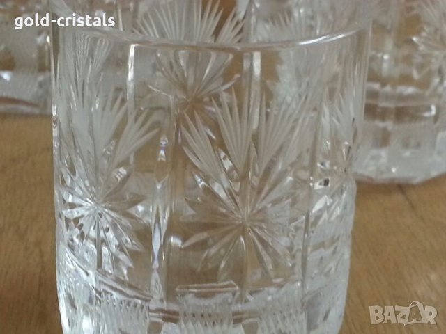  кристални чаши и гарафа , снимка 8 - Антикварни и старинни предмети - 25450053