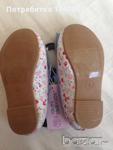 нови затворени обувки за момиче размер 19 и размер 21, снимка 2 - Детски обувки - 18854264