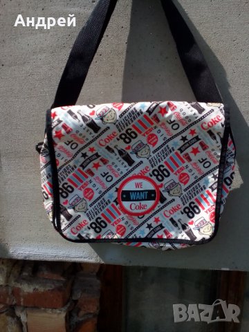 Стара чанта Кока Кола,Coca Cola, снимка 2 - Антикварни и старинни предмети - 25759357