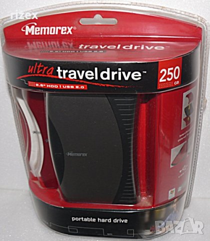 Memorex Ultra Travel Drive 2.5" USB2.0 Само кутията, снимка 4 - Външни хард дискове - 23330980