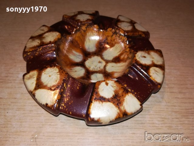 голям керамичен пепелник-18х5см, снимка 10 - Колекции - 20896693