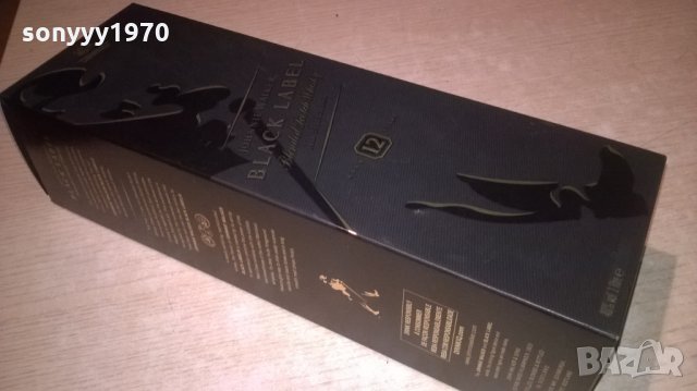 johnnie walker-black label-12-кутия от уиски, снимка 2 - Колекции - 22925196