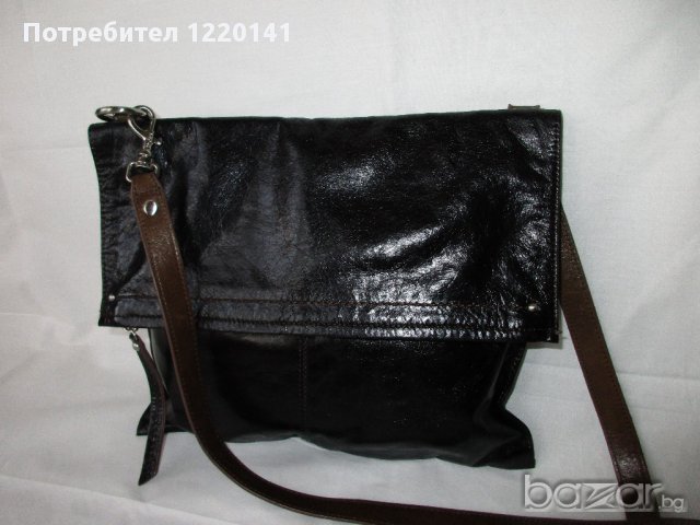 ЕСТЕСТВЕНА КОЖА на марката HOBO - оригинална мъжка чанта , снимка 1 - Чанти - 12830657