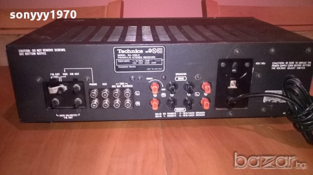 technics sa-100lk-stereo receiver-made in japan-внос швеицария, снимка 7 - Ресийвъри, усилватели, смесителни пултове - 12371636