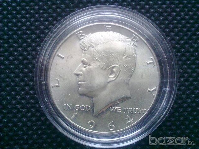 Half  Dollar  USA - 1964 - Сребро !, снимка 1 - Нумизматика и бонистика - 6897553