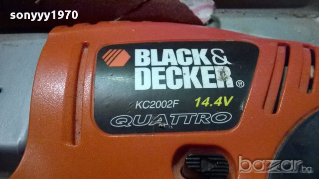 Black & decker quatro-с куфар-внос англия, снимка 13 - Други инструменти - 15272025