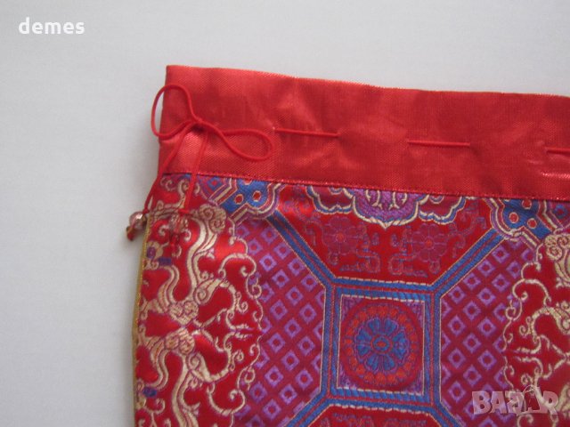 Традиционна торбичка тип пунгия от плат DELL от Монголия-12, снимка 6 - Други - 23441772