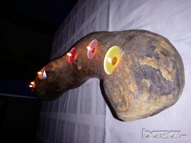 Дървени свещници, снимка 8 - Декорация за дома - 20324482