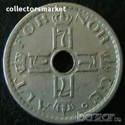 50 йоре 1929, Новрегия, снимка 2 - Нумизматика и бонистика - 16440946