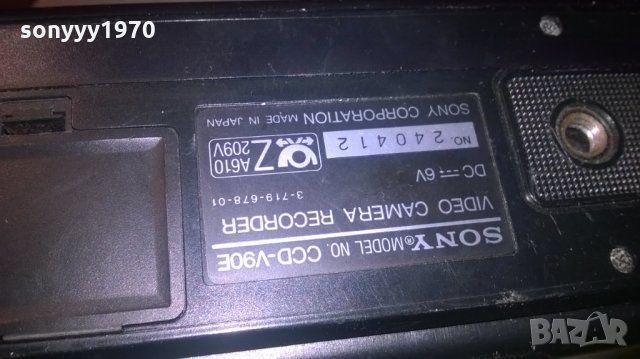 sony ccd-v90e video8 pro-made in japan-камера-внос швеицария, снимка 17 - Камери - 23869556