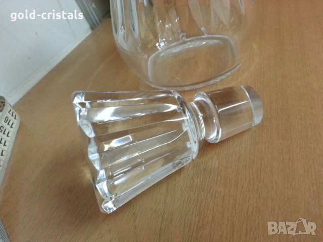 Кристална гарафа, снимка 3 - Антикварни и старинни предмети - 22999963