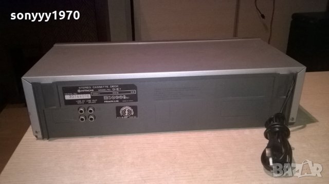 hitachi d-e1-stereo deck-made in japan-внос франция, снимка 15 - Декове - 22390509