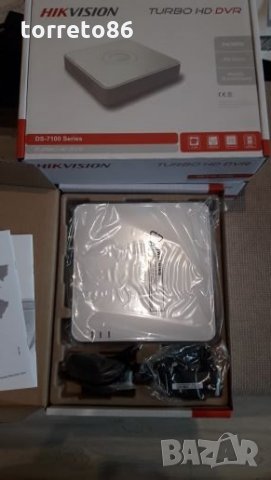 Продавам 4 канален DVR Hikvision DS-7104HGHI-F1 720P 1MP 2MP 1080Lite+подарък