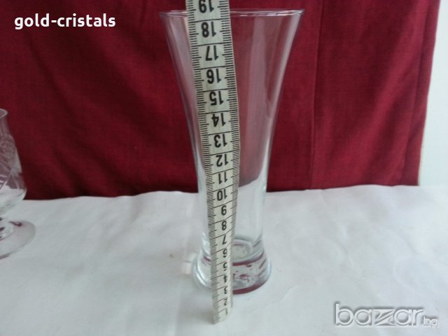стъклена ваза  вазичка, снимка 2 - Вази - 20123031