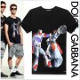 D&G Dolce and Gabbana Transformer Мъжка Тениска size 46 (S), снимка 2