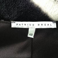 Френска бутикова рокля Patrice Breal M черна с бели точки клош феерична, снимка 4 - Рокли - 24535670