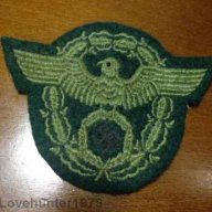 Нашивка/емблема за полицейска униформа от третия райх!, снимка 4 - Антикварни и старинни предмети - 10429559