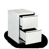 Метален шкаф за документи кардекс с две чекмеджета 72/46/72см, снимка 2 - Гардероби - 16371351