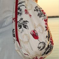Текстилна дамска чанта, снимка 3 - Чанти - 21326744