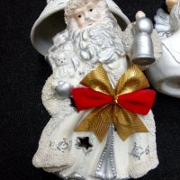 Коледни фигури - дядо Коледа, Снежанка и коледна камбана, снимка 4 - Декорация за дома - 23739582