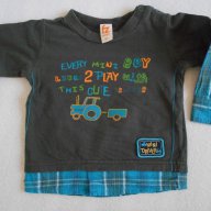 Блузка "тракторче" 3-6 месеца, снимка 6 - Бебешки блузки - 9776706