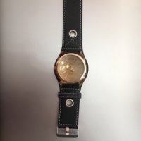 Стилен Ръчен часовник Унисекс черен, кафяв и бял, снимка 4 - Други - 21164381