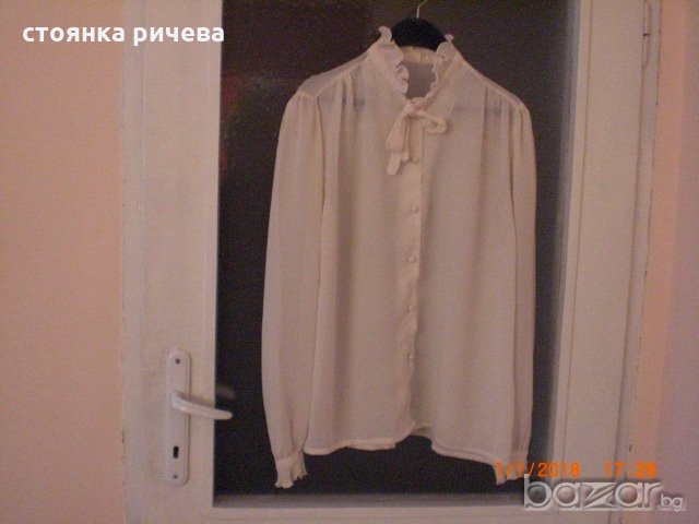продавам дамска блуза-копринен жоржет, снимка 1