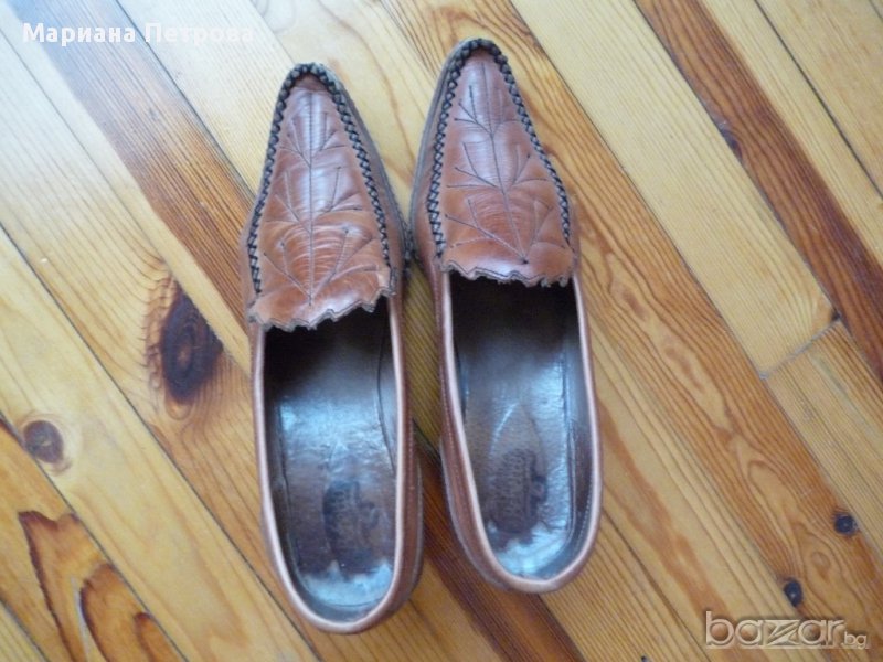 Испански мокасини от естествена кожа №39, снимка 1