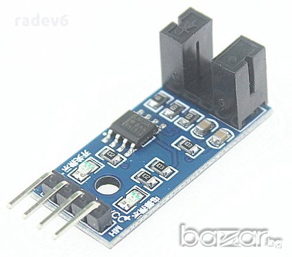 Инфрачервен сензор за скорост с 4 пина, Ардуино / Arduino, снимка 1