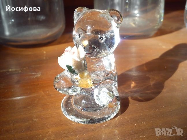 кристална фигурка мече ♥ , снимка 1