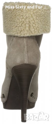 MISS SIXTY-нови кожени боти в бежов цвят Мис Сиксти-39 номер, снимка 4 - Дамски боти - 20689307