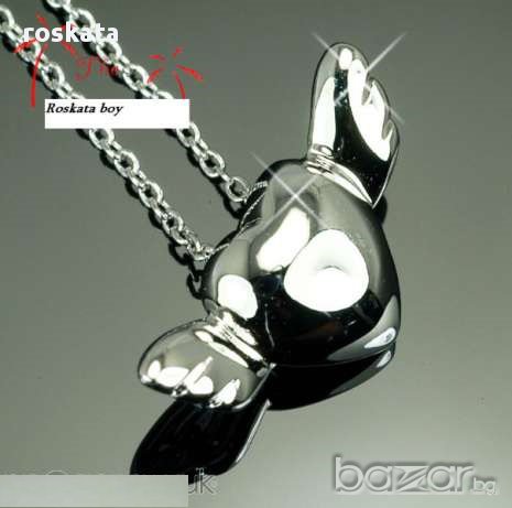  Посребрен синджир с уникално сърце!!! , снимка 2 - Колиета, медальони, синджири - 10463834