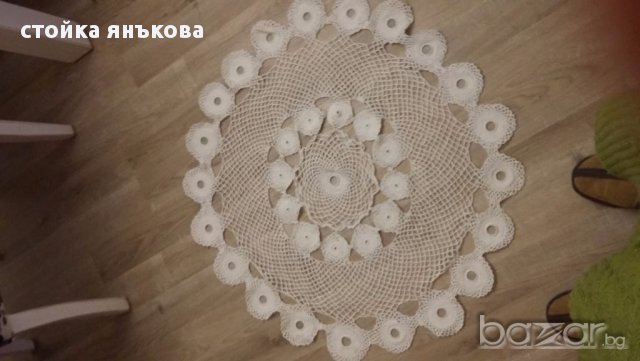 плетена покривка за малка маса или каре за голяма, снимка 1 - Декорация за дома - 16887280