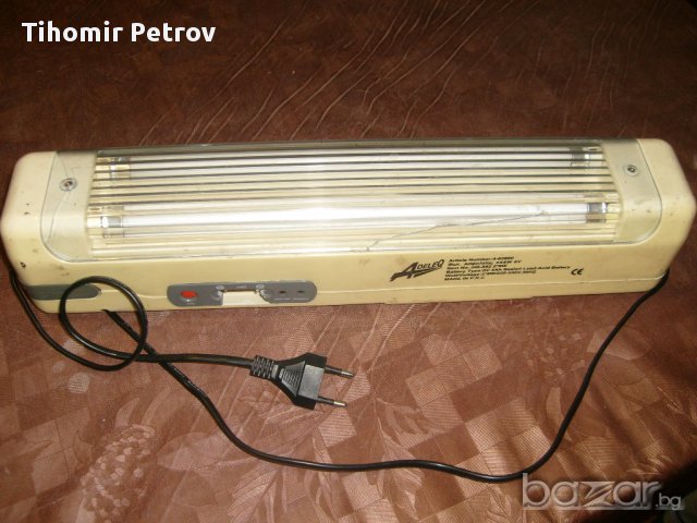 авариика луминисцентна 2 лампи, снимка 5 - Настолни лампи - 13913171
