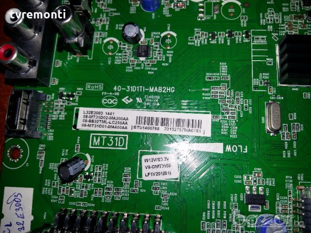 MAIN BOARD 40-31D1TI-MAB2HG, снимка 2 - Части и Платки - 18480117