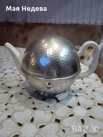 Немска термо кана за чай Koenigszelt, стил Art Deco, снимка 3 - Антикварни и старинни предмети - 23796321