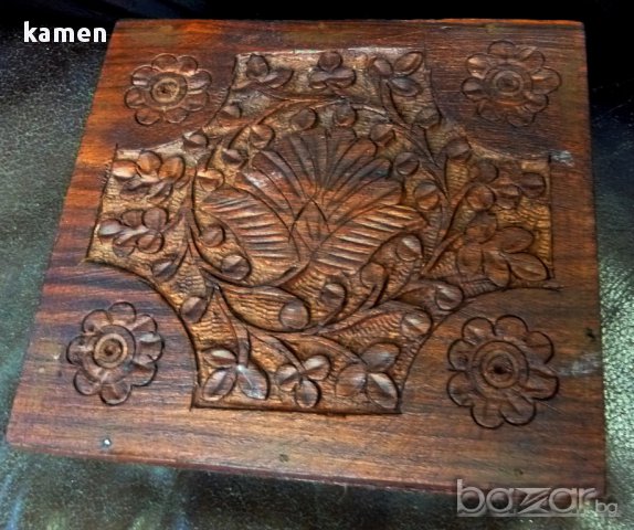 Кутия за бижута Дърворезба, снимка 2 - Антикварни и старинни предмети - 14515111