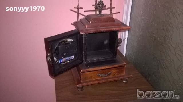 Ретро часовник-25х17х11-здрав работещ точно, снимка 9 - Други - 17046410