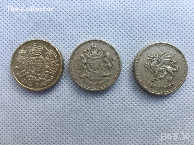Стари Монети от 1 Паунд - малък тираж / 1£ Old Coins, снимка 4 - Нумизматика и бонистика - 25586221