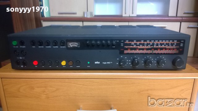 braun regie 450 ch-stereo receiver-нов внос швеицария, снимка 2 - Ресийвъри, усилватели, смесителни пултове - 8572488