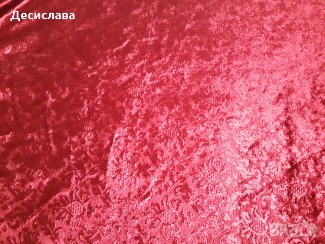 Плюшена покривка за маса или легло ретро, снимка 4 - Антикварни и старинни предмети - 25960839