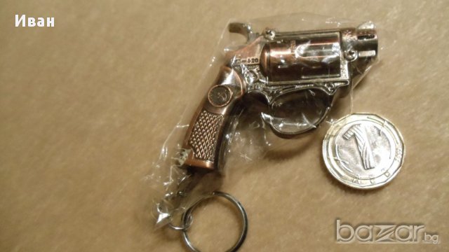 Пистолетче запалка ключодържател, снимка 2 - Антикварни и старинни предмети - 17424237