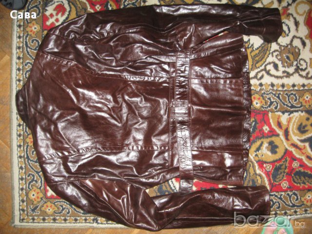 Италианско кожено яке EXM  дамско,л, снимка 3 - Якета - 16298384