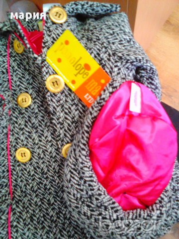 Топло палтенце с шапчица за госпожица, снимка 12 - Детски якета и елеци - 16421580