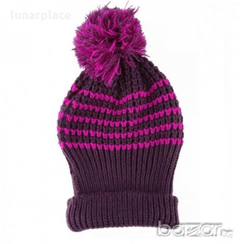 Дамска зимна шапка Nike Chunky Knit Pom Stripe